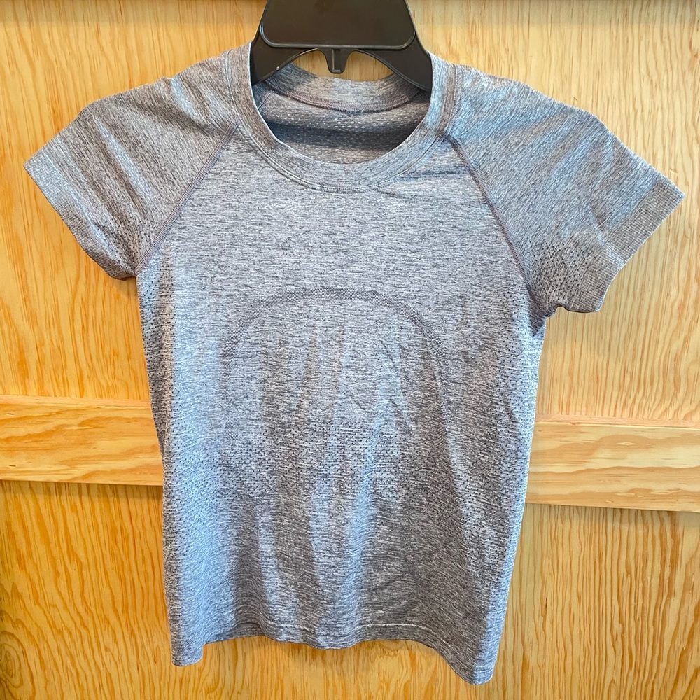 Gray Swiftly Tech Short Sleeve Lululemon Top